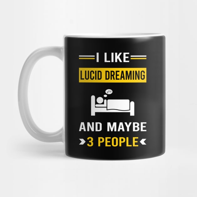 3 People Lucid Dream Dreaming by Bourguignon Aror